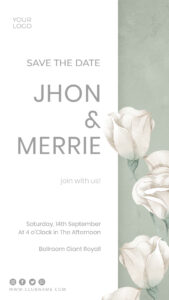 Floral Symphony Wedding Invitation Templates